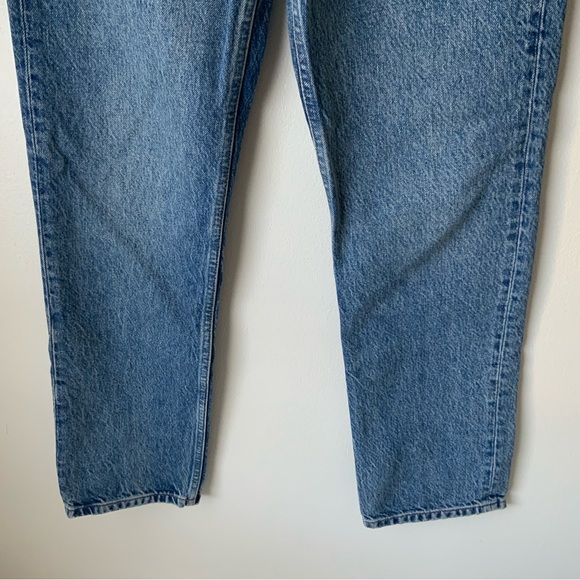 NWT REFORMATION Jeans Cynthia High Rise Straight Blue Size 26 - Picture 7 of 14